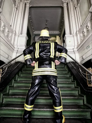 Latex Fire Fighter Uniform Latex Fire Fighter Uniform
