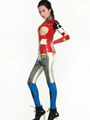 Latex Flesh and Blood Catsuit