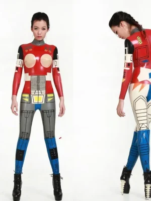 Latex Flesh and Blood Catsuit