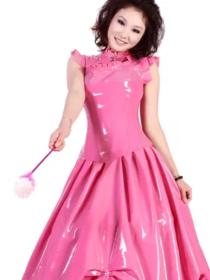Latex Fuchsia Funderland Dress Latex Fuchsia Funderland Dress