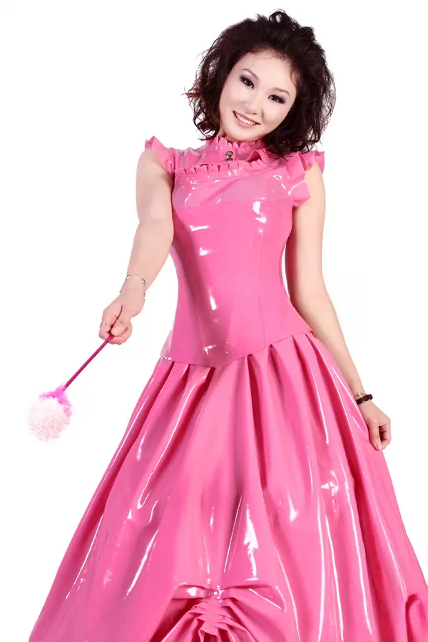 Latex Fuchsia Funderland Dress Latex Fuchsia Funderland Dress