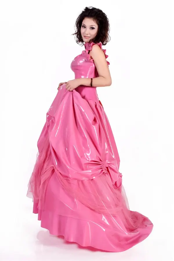 Latex Fuchsia Funderland Dress Latex Fuchsia Funderland Dress