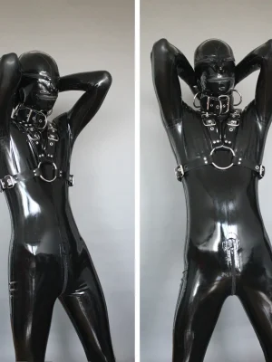 Latex Full Enclose Gimperator Catsuit