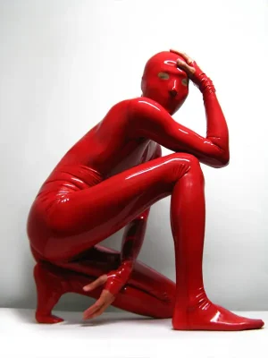 Latex Full Enclose Gimperator Catsuit