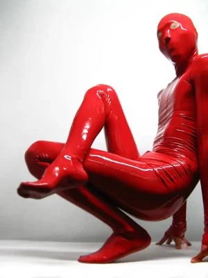 Latex Full Enclose Gimperator Catsuit
