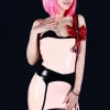 Latex Gartered Pleats Latex Gartered Pleats