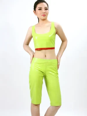 Latex Gidget 2-pce Casual Shorts & Top