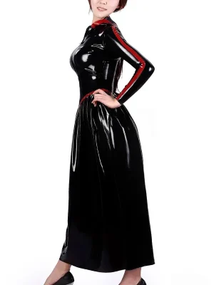 Latex Hooded Pythoness Dress