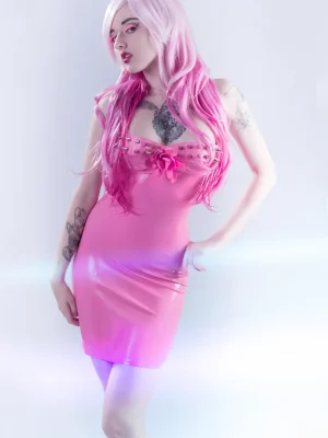 Latex In in the Name of Love Dress