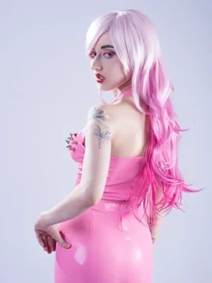 Latex In in the Name of Love Dress