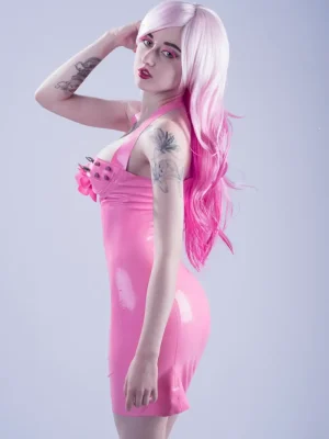 Latex In in the Name of Love Dress