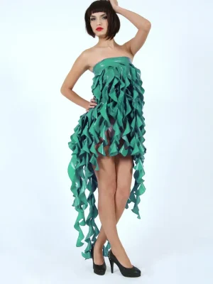 Latex In-A-Twist Fancy Party Dress