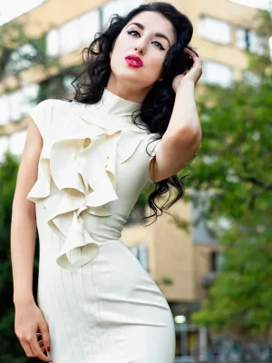 Latex Ingenue Flirt Dress
