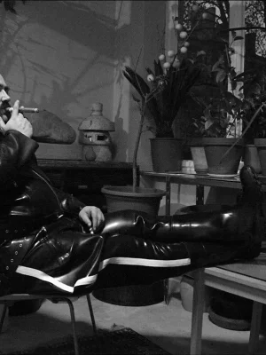 Latex Langlitz style Jacket Latex Langlitz style Jacket