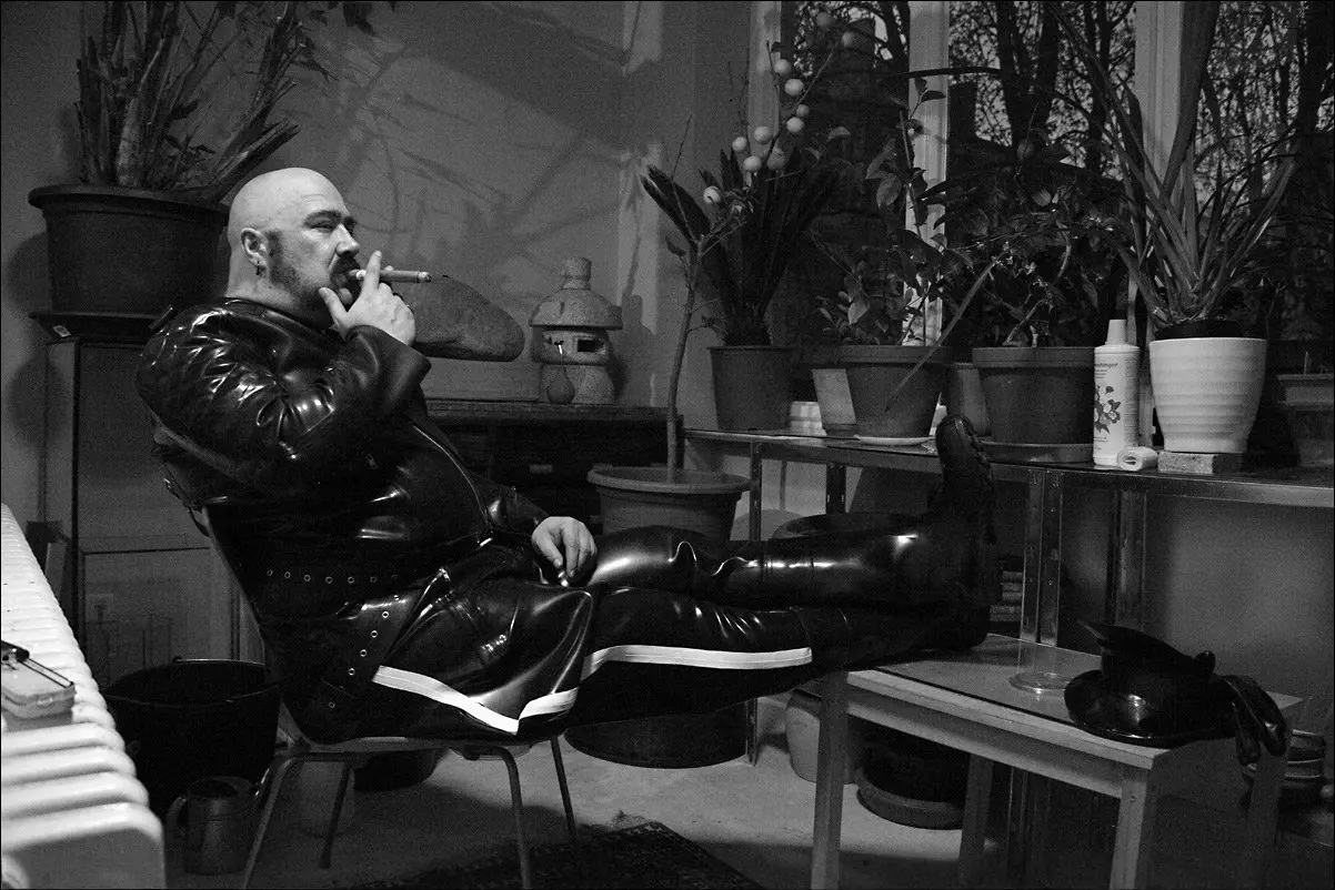 Latex Langlitz style Jacket Latex Langlitz style Jacket