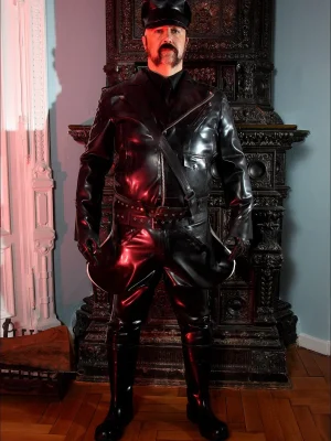 Latex Langlitz style Jacket Latex Langlitz style Jacket