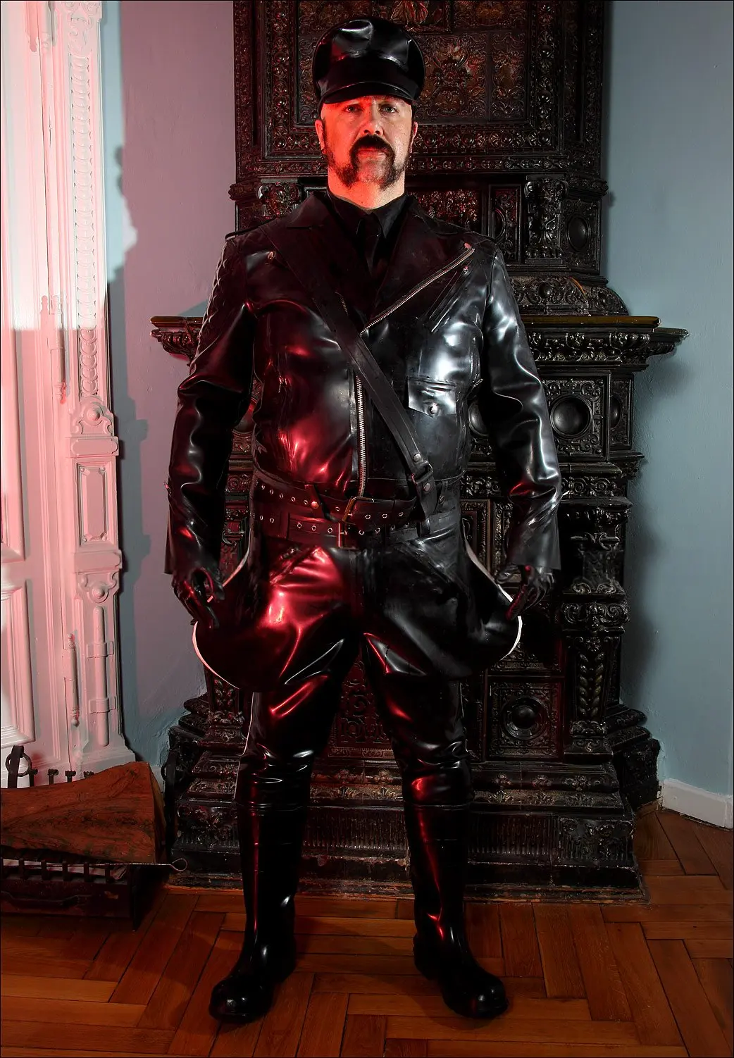 Latex Langlitz style Jacket Latex Langlitz style Jacket