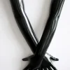 Latex Long-sleeved High-Cut Catsuit
