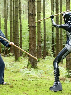 Latex Mass Effect Kasumi Costume Catsuit