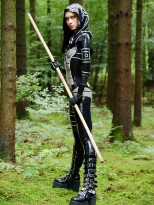 Latex Mass Effect Kasumi Costume Catsuit