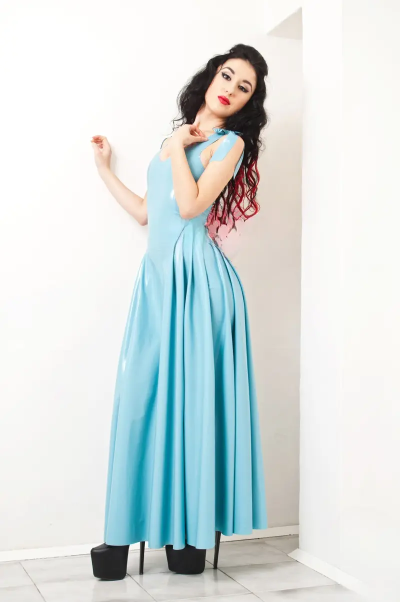 Latex Maxi-Saxy Maxi Prom Dress Latex Maxi-Saxy Maxi Prom Dress