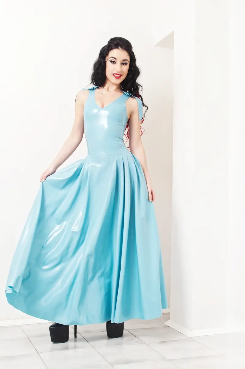 Latex Maxi-Saxy Maxi Prom Dress Latex Maxi-Saxy Maxi Prom Dress