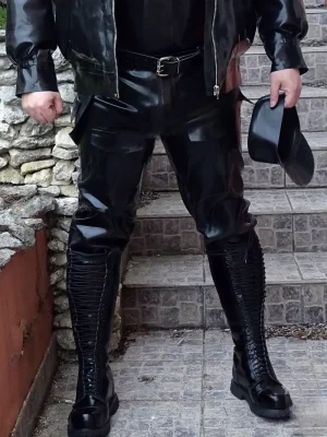 Latex Mens Air Force Flight Pants Latex Mens Air Force Flight Pants