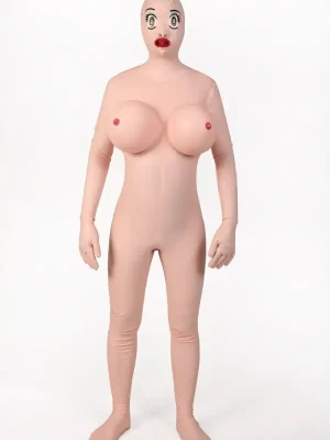 Latex Mens Baby Doll Total Enclosure Catsuit with Sheaths Latex Mens Baby Doll Total Enclosure Catsuit with Sheaths