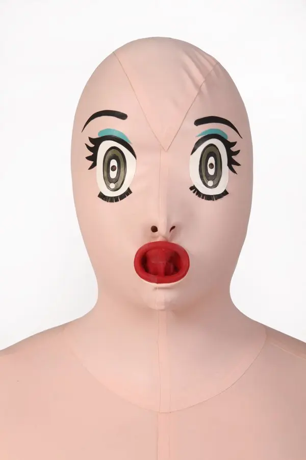 Latex Mens Baby Doll Total Enclosure Catsuit with Sheaths Latex Mens Baby Doll Total Enclosure Catsuit with Sheaths