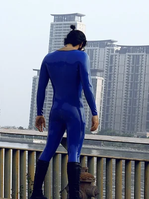 Latex Mens Bare-Chester Catsuit