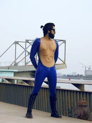 Latex Mens Bare-Chester Catsuit