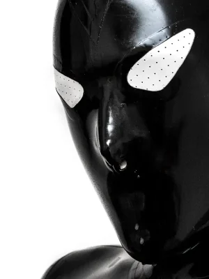 Latex Mens Bat-Mantra Super Hero Total Coverage Catsuit