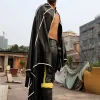Latex Mens Bat-Mantra Super Hero Total Coverage Catsuit