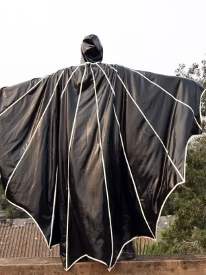 Latex Mens Batwing Cape Latex Mens Batwing Cape
