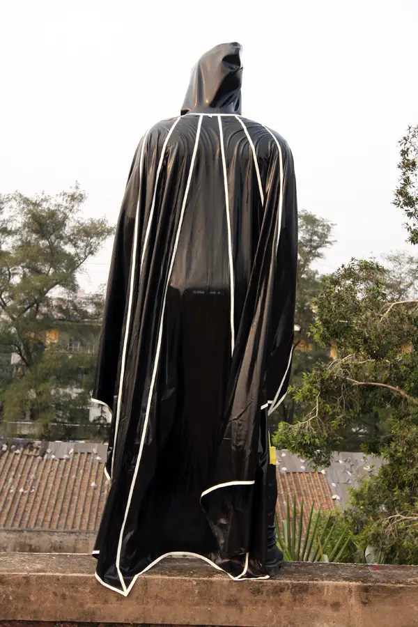 Latex Mens Batwing Cape Latex Mens Batwing Cape