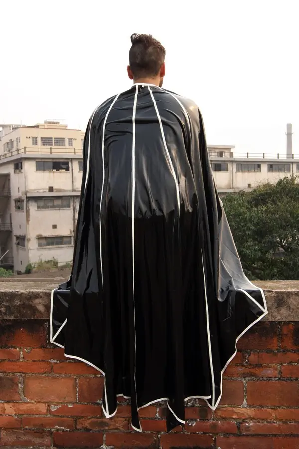 Latex Mens Batwing Cape Latex Mens Batwing Cape