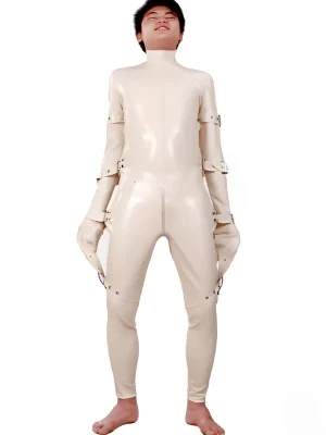 Latex Mens Bondage-Sleeved Catsuit Latex Mens Bondage-Sleeved Catsuit