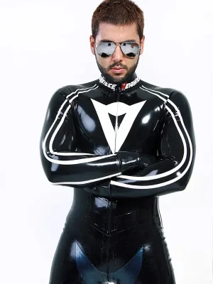 Latex Mens Brand Name MotoGP Biker Catsuit version 20 Latex Mens Brand Name MotoGP Biker Catsuit version 20