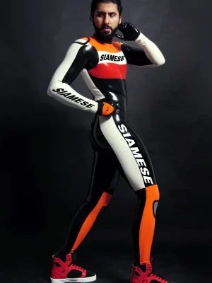 Latex Mens Brand Name MotoGP Biker Suit Version 7 Catsuit Latex Mens Brand Name MotoGP Biker Suit Version 7 Catsuit
