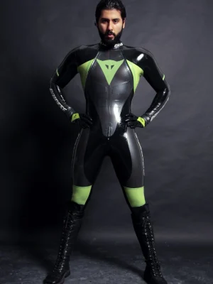 Latex Mens Brand Name T-Age MotoGP Biker Catsuit Version 17 Latex Mens Brand Name T-Age MotoGP Biker Catsuit Version 17