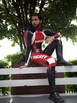 Latex Mens Brand Name T-Age MotoGP Biker Catsuit Version 9 Latex Mens Brand Name T-Age MotoGP Biker Catsuit Version 9