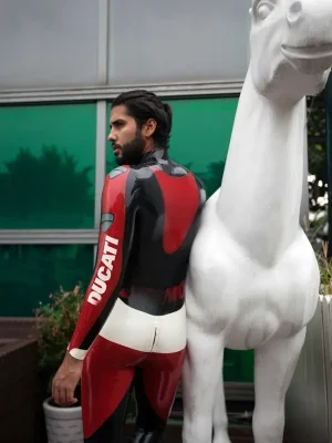 Latex Mens Brand Name T-Age MotoGP Biker Catsuit Version 9 Latex Mens Brand Name T-Age MotoGP Biker Catsuit Version 9