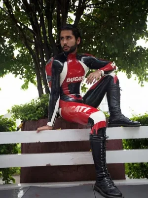 Latex Mens Brand Name T-Age MotoGP Biker Catsuit Version 9 Latex Mens Brand Name T-Age MotoGP Biker Catsuit Version 9