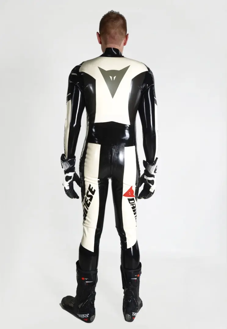 Latex Mens Brand Name T-Age Style MotoGP Biker Catsuit Version 15 Latex Mens Brand Name T-Age Style MotoGP Biker Catsuit Version 15