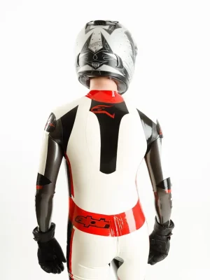Latex Mens Brandname Biker Catsuit Version 9