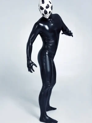 Latex Mens Catsuit with Gloves, Feet & Sheath
