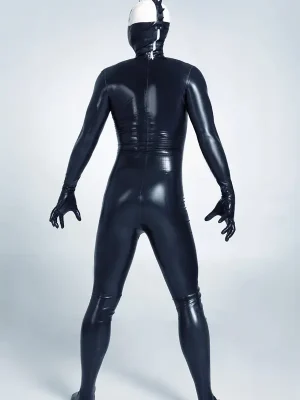 Latex Mens Catsuit with Gloves, Feet & Sheath