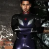 Latex Mens Cellmate Back Zipper Catsuit