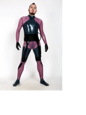 Latex Mens Chebar Futuristic Catsuit