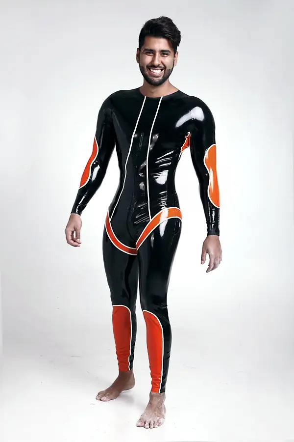 Latex Mens Circinus Back Zipper Catsuit Latex Mens Circinus Back Zipper Catsuit